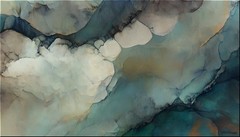 Large Abstract Canvas Painting, TEAL Canvas wall art, Framed, Signed