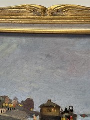 ANTIQUE FRENCH IMPRESSIONISM PAINTING LANDSCAPE MASTERFUL 1910’S CLAUDE FIRMIN