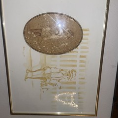 LARRY GREER 1977 RARE WATERCOLOR