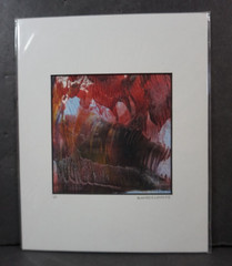 Sara Schneckloth Works On Paper Color Exploration Reds Blues Abstract Painting