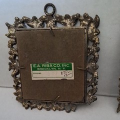 (2) Original Oil On Board Miniature Scenic Signed Muriel Framed 4 1/2″