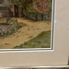 Samuel Dorey “Mardenhead” Matted, Framed, Original Circa 1890