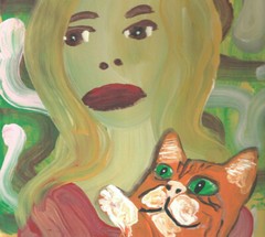 Mandy with Candy Cat by William Mayer
