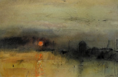 William Selwyn – Original Watercolour Painting – Caernarfon Harbour at Sunset.