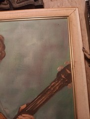 1960’s Oil Painting Signed FISHER As Is
