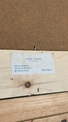 Laura Fiorini – Milano – Oil Painting Still Life Flowers Wooden Frame 44.5 x 53.5cm