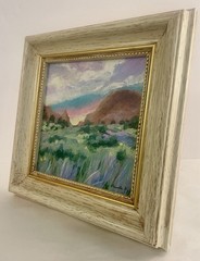 Big Bend National Park Original Painting Framed Southwest Folk Art Texas Desert
