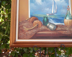 Buck Paulson, Nautical Oil Painting, Very Detailed, Signed & Framed