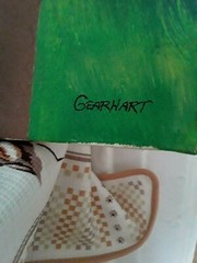 PAINTING ART GEARTHART ON FREDRIX FRAME 18×24. 
