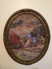 JOHN KIRSCH ORIGINAL PAINTING INDIAN PAINTBRUSH & FLORALS LANDSCAPE COLORADO EUC