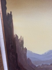 ORIGINAL SEGUNDO HUERTAS Vintage Mountain Landscape LOVELY