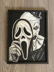 Art the clown/Ghostface