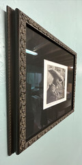 Anne Belov „Vermeer’s Raven“ 15/100 Etching Raven Art Framed