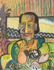 Sandra Schechtman ( Brazilian, b. 1945) Cubism Art School Oil Painting