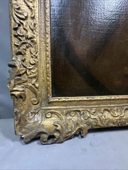 18thC Antique BRITISH Old 1738 WHITE WIG ID’d GENTLEMAN Oil PORTRAIT PAINTING