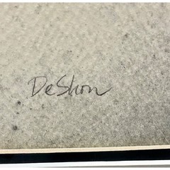 Earlene DeShon Hand Colored Etching Art ‚Sienna Tails‘ Original Museum-quality