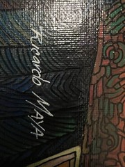 ✨ Original Ricardo Maya Painting – Vibrant Toucan in Kaleidoscopic Style ✨