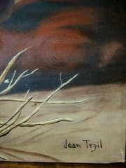 Duck Decoy Carvings, Original Oil Painting by Jean Tyzil. 22 x 30 Excellent Cond