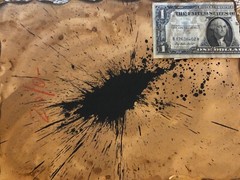 Original 22×22 Mr. Brainwash Muhammad ALI with COA with his Thumb Print