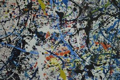 Jackson Pollock ￼style Professional Painting 84”X62” (7 Foot) Abstract Modern XL