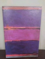 Mark Rothko Signed Oil Painting on Canvas 16×24 in Abstract Expressionism