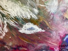 Celestial Awakening Codes – High Frequency Galaxy Painting Colab Yaakov & Tatara