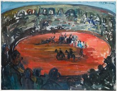 Madeleine Flaschner (1933-2022) – 20th Century Oil, The Circus Ring