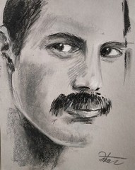 Pastel Painting Drawing Dorothy Laz portrait of a man