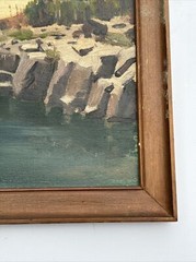 ANTIQUE EARLY CALIFORNIA PLEIN AIR PAINTING MASTERFUL 1910’S OIL MYSTERY ARTIST
