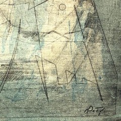 Neal Doty (1941-2016), One-of-a-Kind Mixed Media, Hand Signed Letter of Authenti