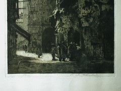 Luigi Kasimir (1881-1962) motif from Italy.
