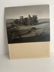 Vintage Original Photograph Landscape San Jose Photo Club 1st Prize Signed 1957