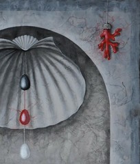 life and death wall art painting canvas contemporary modern realism figurative