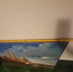 Bill Flynn Oil Painting Church of Santa Prisca Taxco,Mexico February-86