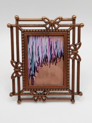 ORIGINAL ART PAINTING 2×2.5 MINI ABSTRACT „Spokane Cherry Blossom 2“ REASOR OOAK