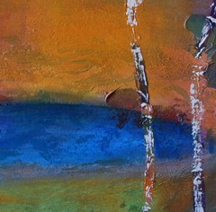 Mark Little professional artist canvas Painting￼ 26”x38” , Abstract Modern￼