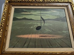 Vintage Old Jazz Painting, Rodney Evans Bacon – Art Music Album Designer, COOL !