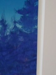 Original 1996 Pastel Winter Triptych Study by Jim Schantz Pucker Gallery Framed