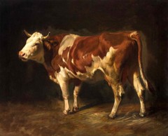 Cow Classical Oil Painting Giclee Print Canvas