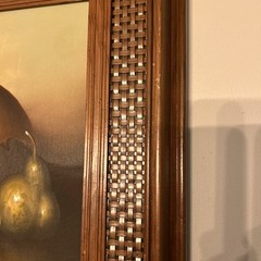 Vintage Framed Oil Painting 23 Inches Wide And 19 Inches Tall