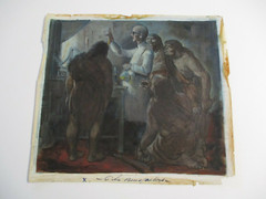 ANTIQUE PAINTING JULES RAUSCHERT WPA AMERICAN MASTER SCIENCE LAB TECHNOLOGY