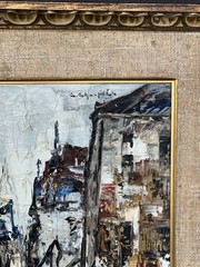 Christophe Charpides Original Oil Painting , Signed – Framed