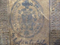 ATTR FRANCOIS BOUCHER „ANGEL PUTTI“ ANTIQ OIL ON CANVAS INVENT STAMPED ON BACK.