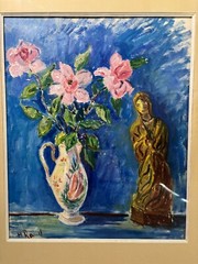 MADELEINE ROUART Post Impressionist French, Oil on Board