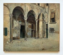 Francesco Coleman -Roman Architecture 1877 -Exceptional Italian Watercolor