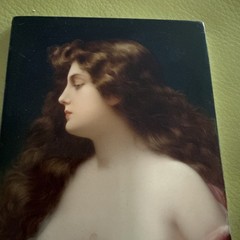 KPM portrait Of Nude Woman Dafney On Porcelain Reproduction By Meyer Bach