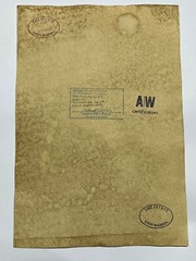 ANDY WARHOL drawing and painting on old paper signed stamped vintage