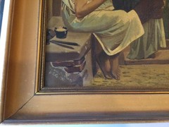 After -Paul Thumann Copy? The Vase Painter Oil Painting 1905 – 23X18-1/2 frame