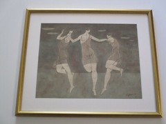 KERMIT EPPERSON B.1913 PAINTING AMERICAN EXPRESSIONISM MODERNISM Mid Century