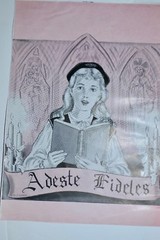 FOLK ART 1950’S PASTEL DRAWING MINNEAPOLIS RESIDENT RUTH E HAUCK CHURCH RELIGION